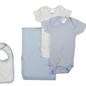 Newborn Baby Boy Bambini 7 Piece Layette Baby Shower Gift Set