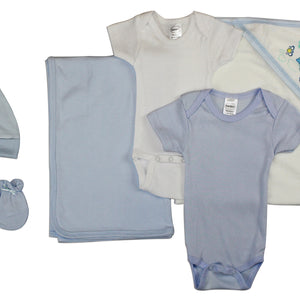 Newborn Baby Boy Bambini 6 Piece Layette Baby Shower Gift Set