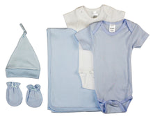 Newborn Baby Boy Bambini 5 Piece Layette Baby Shower Gift Set