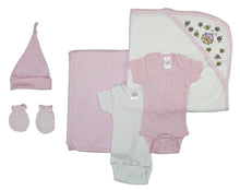 Newborn Baby Girl Bambini 6 Piece Layette Baby Shower Gift Set
