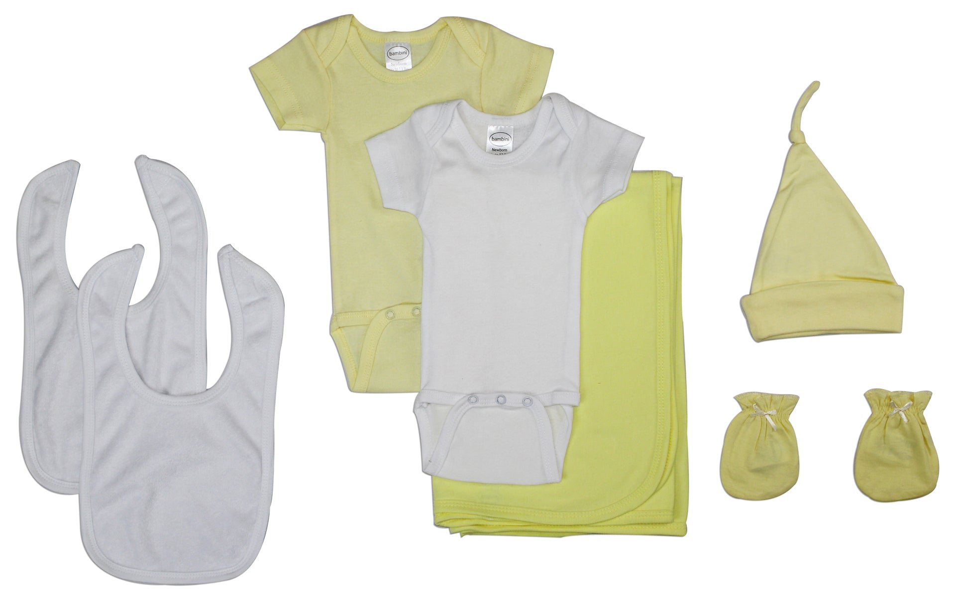 Newborn Baby Bambini 7 Piece Layette Set