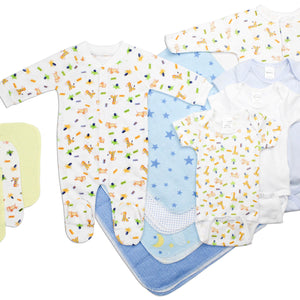 Bambini Newborn Baby Boy 13 Piece Layette Baby Shower Gift Set