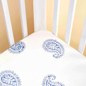 Hand Crafted Cotton Breathable Fort Fitted Baby Crib Sheet