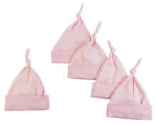 Pink Knotted Bambini Baby Cap (Pack of 5)