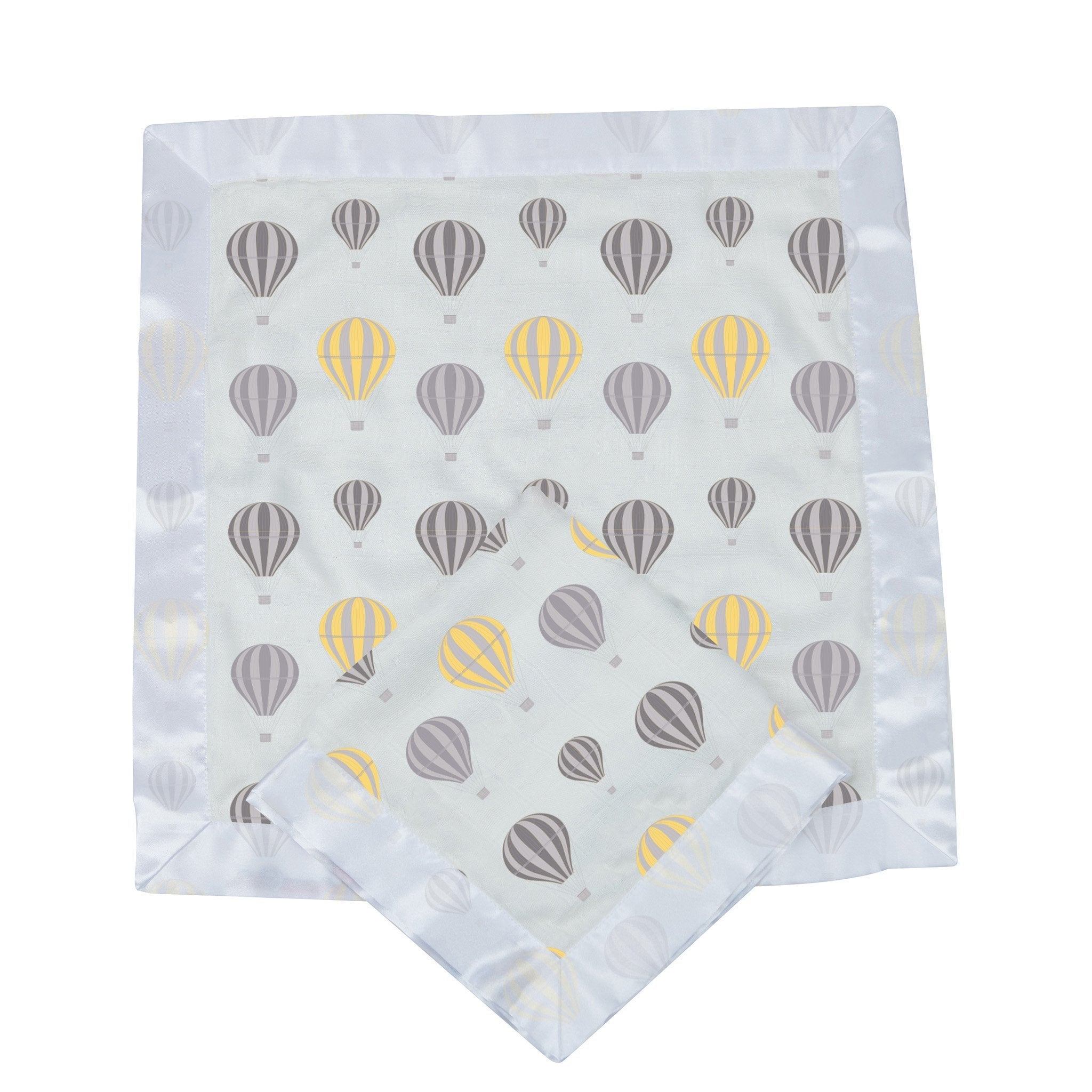 Hot Air Balloon Bamboo Muslin Security Blankie