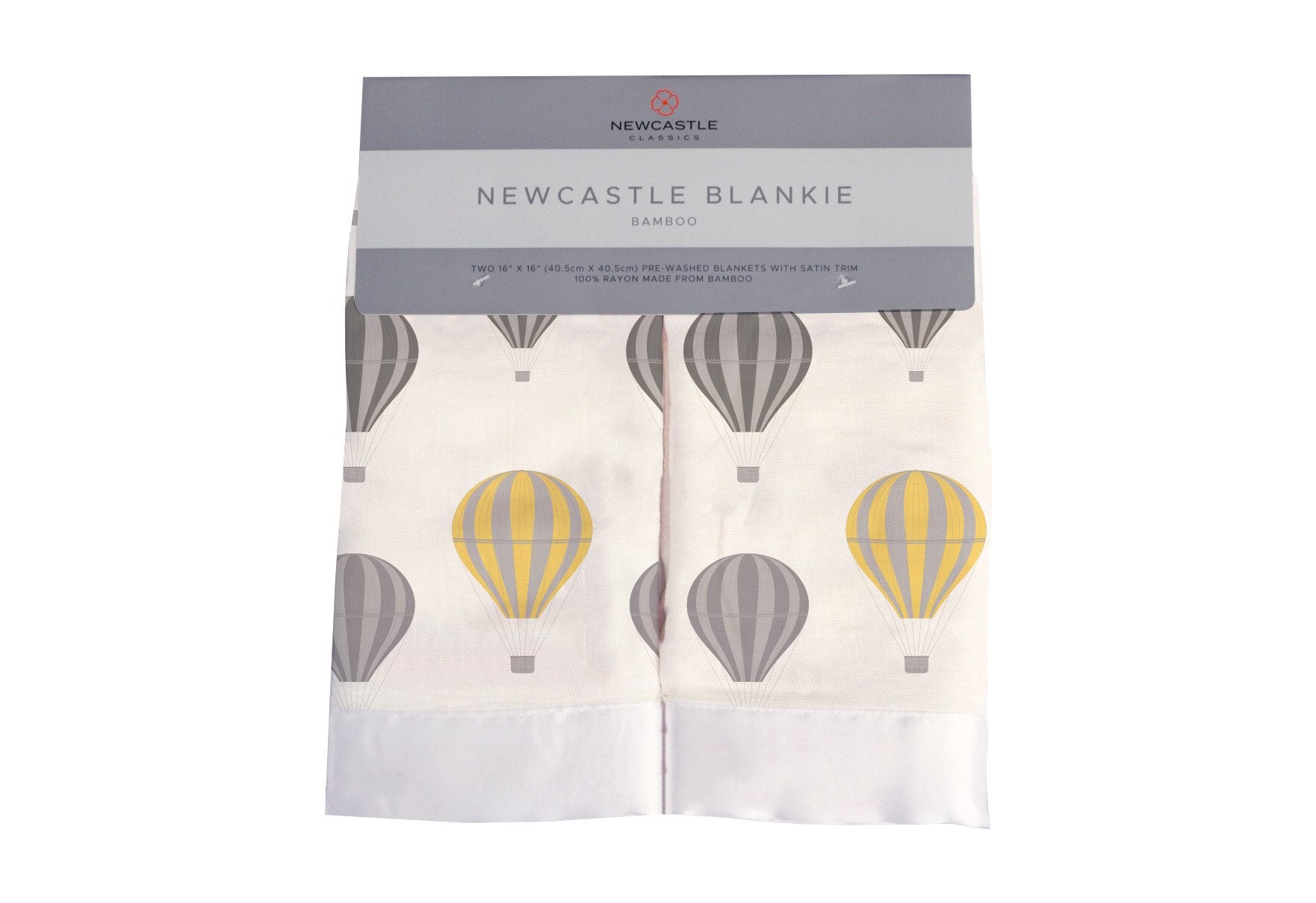 Hot Air Balloon Bamboo Muslin Security Blankie