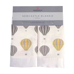 Hot Air Balloon Bamboo Muslin Security Blankie