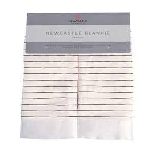 Pencil Stripe Bamboo Muslin Security Blankie