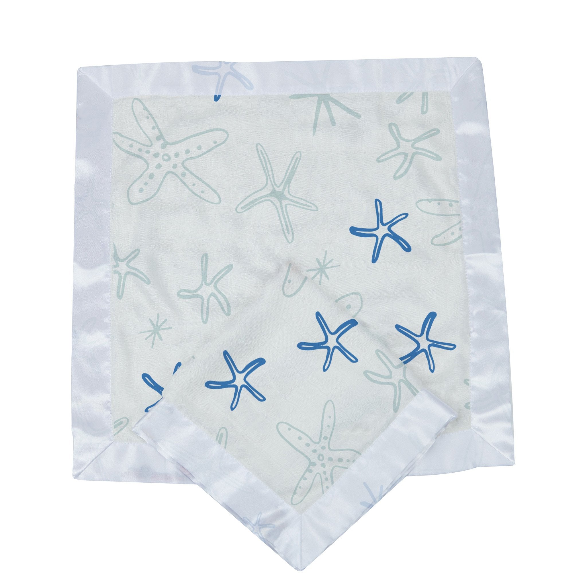 Starfish Cotton Muslin Security Blankie
