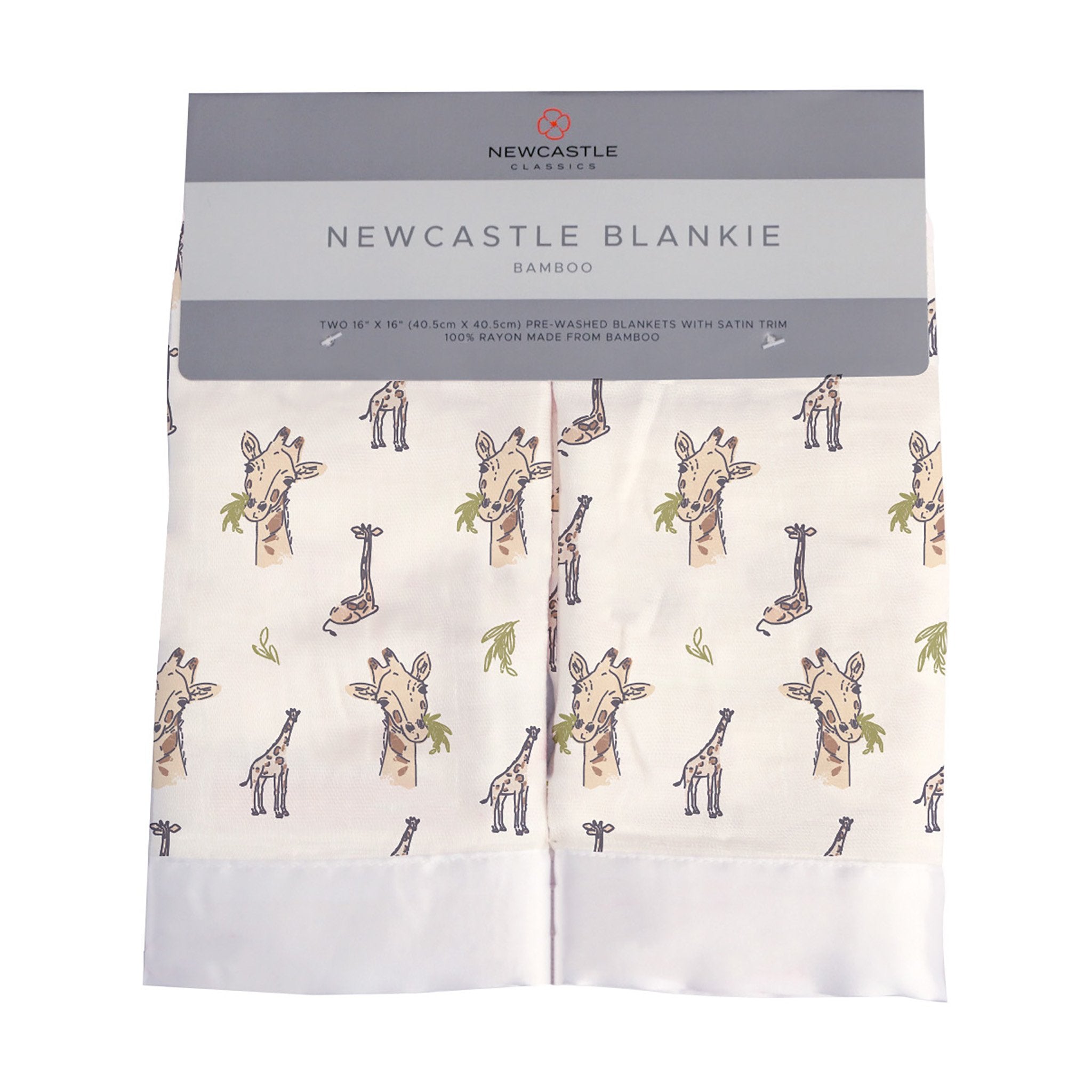 Hungry Giraffe Cotton Muslin Security Baby Blankie