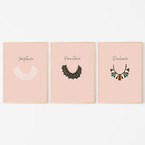 Persistence Resilience Competence | Set of 3 RBG Collars