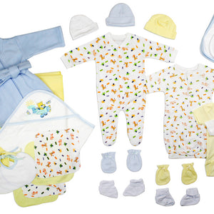 Newborn Baby Boys Bambini 25 Piece Layette Baby Shower Gift Set