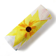 Organic Soft Cotton Sunflower Swaddle Baby Wrap
