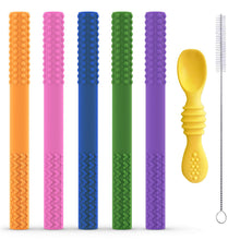 Hollow Sensory BPA Free Baby Teething Tubes 5 Pack