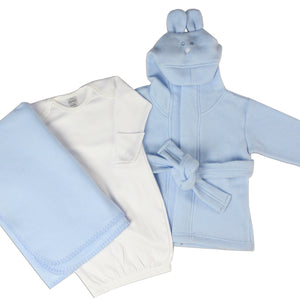 Newborn Baby Boys Bambini 3 Piece Layette Set
