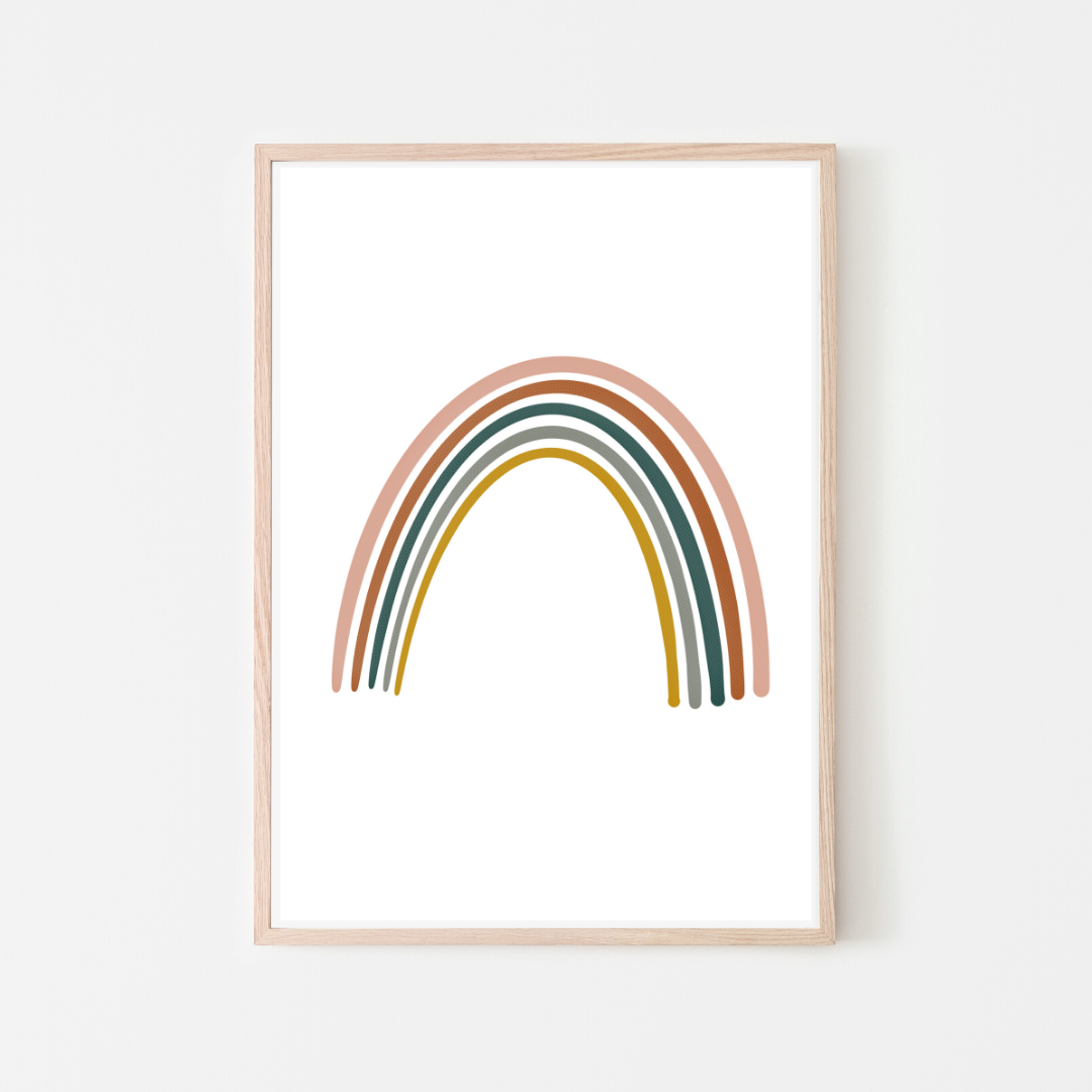 Rainbow Poster | Retro Girls