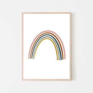 Rainbow Poster | Retro Girls