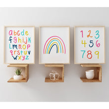 Bright Sunshine Simple Rainbow Art Print