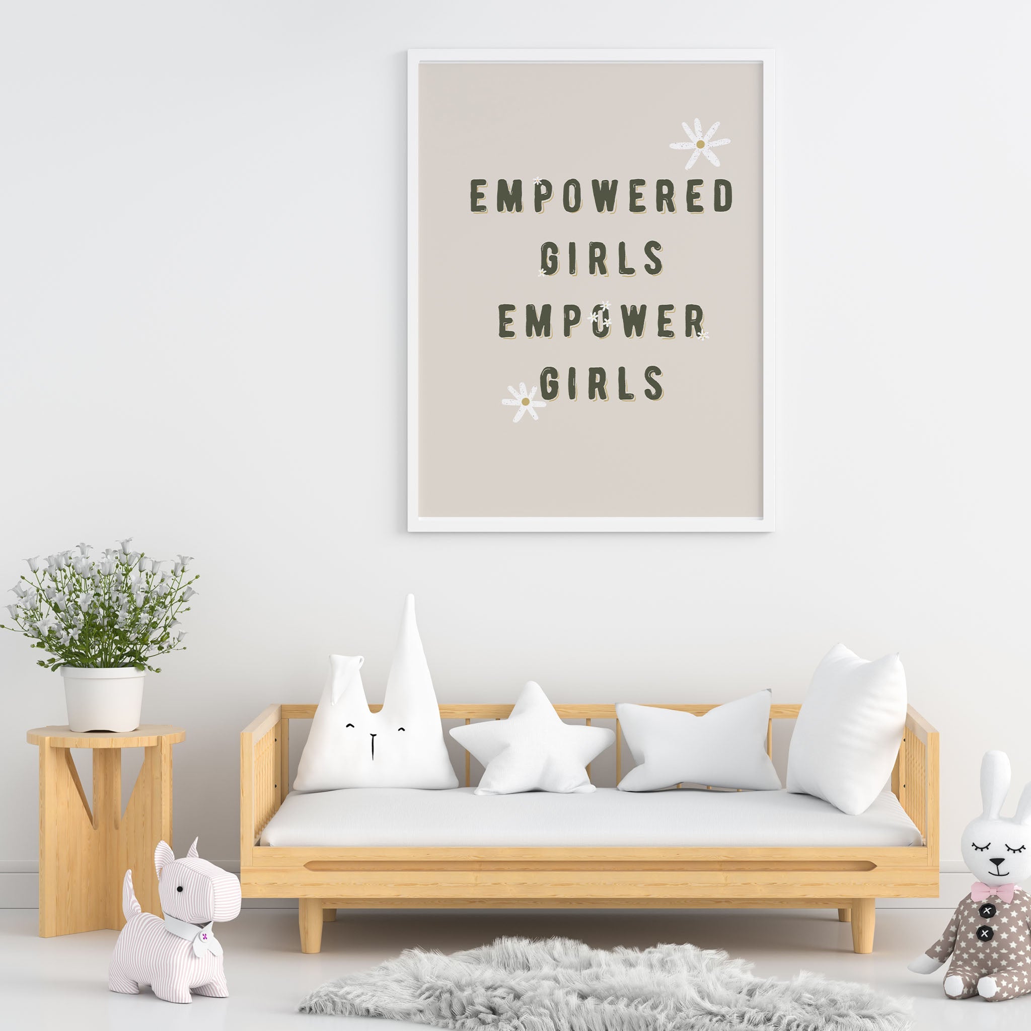 Empowered Girls Empower Girls Art Print