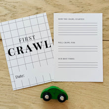 Checkered Baby Milestone Card Set