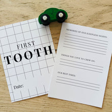 Checkered Baby Milestone Card Set