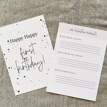 Speckled Unisex Monthly Milestone Cards