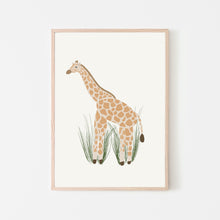 Ugandan Safari Giraffe Art Print