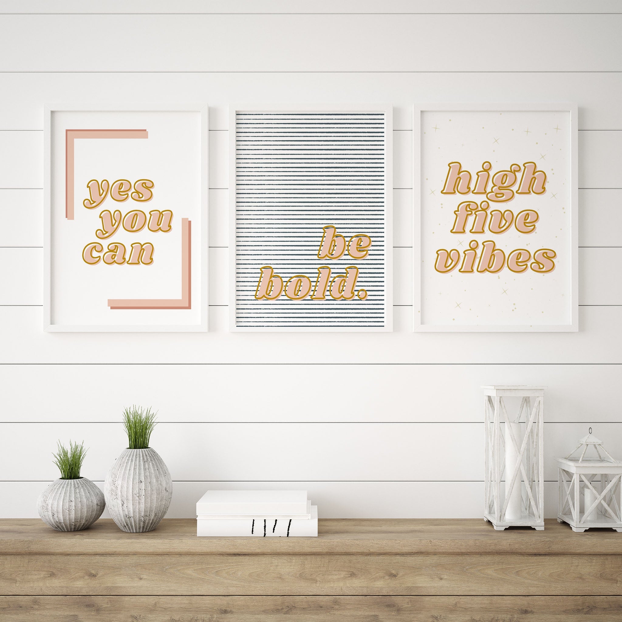 Yes You Can Art Print |  Girls Back to School Confidence