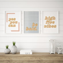Yes You Can Art Print |  Girls Back to School Confidence