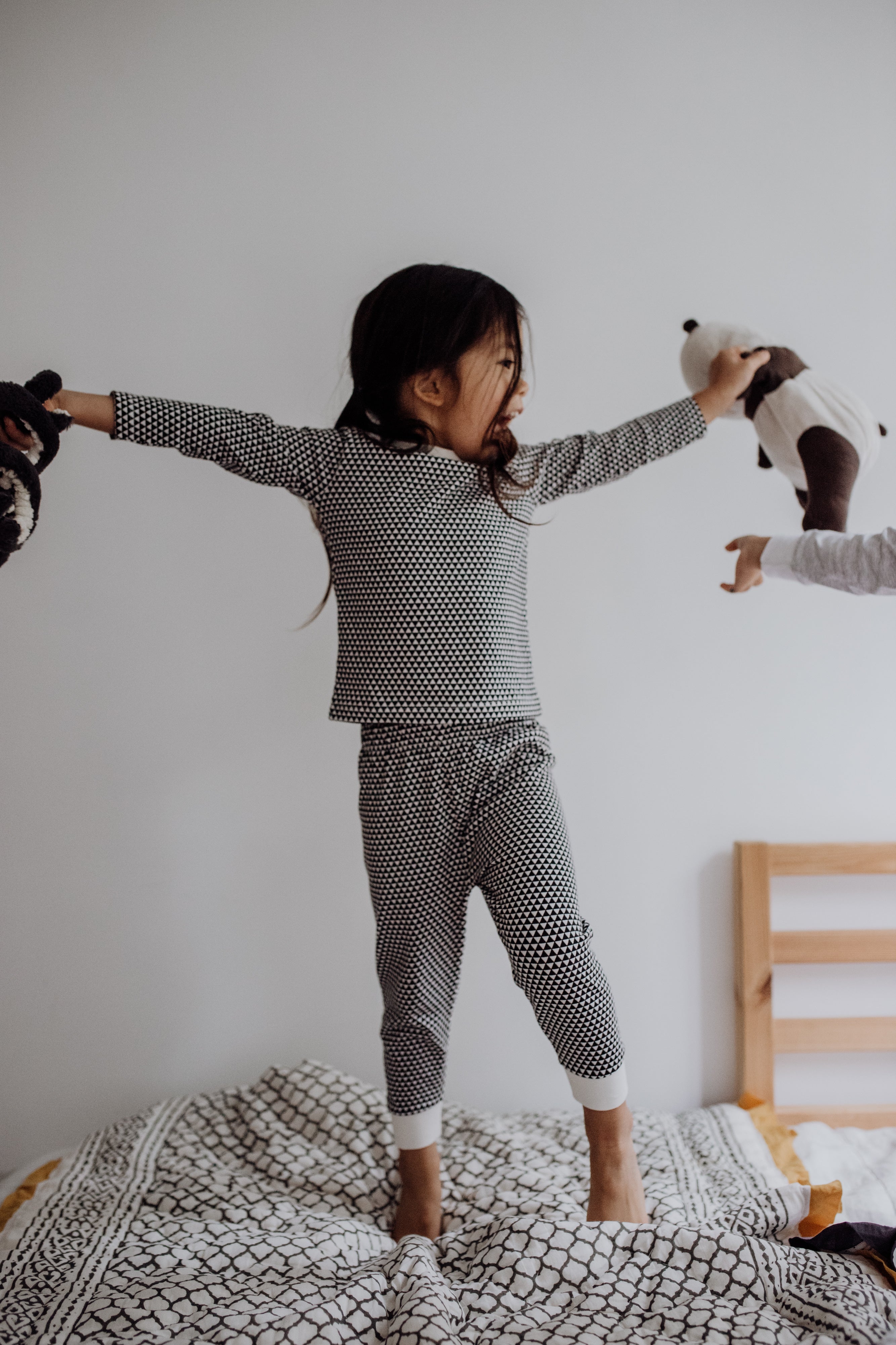 Greenwich Organic Wearable Cotton Knit Toddler & Big Kid Pj Set