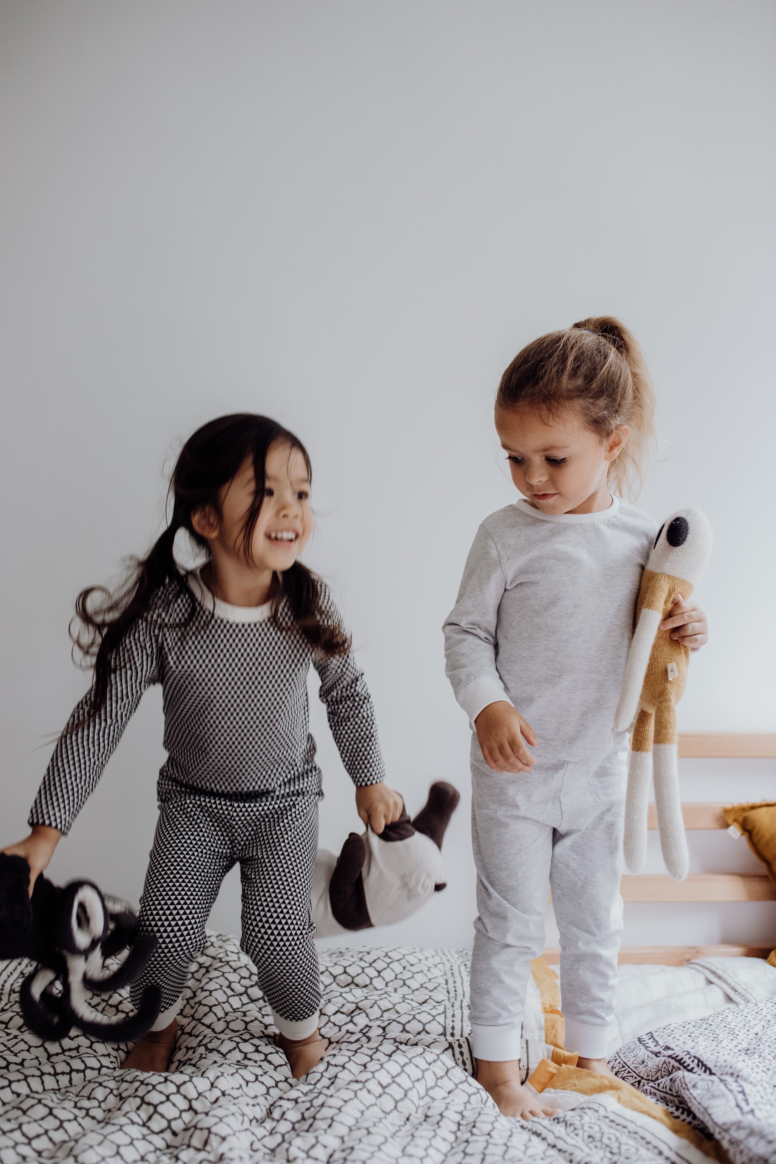 Greenwich Organic Wearable Cotton Knit Toddler & Big Kid Pj Set