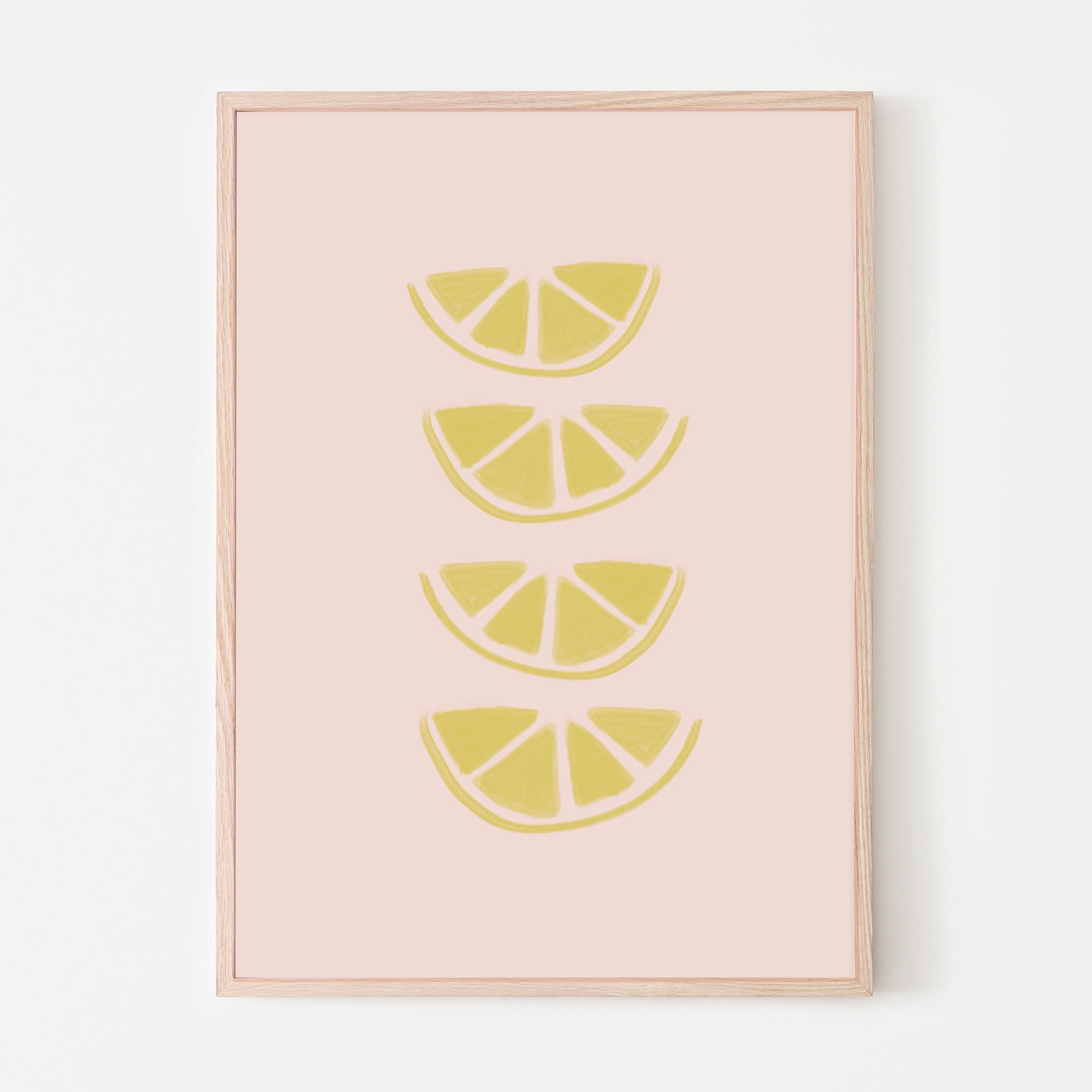 Lemon Slices Art Print