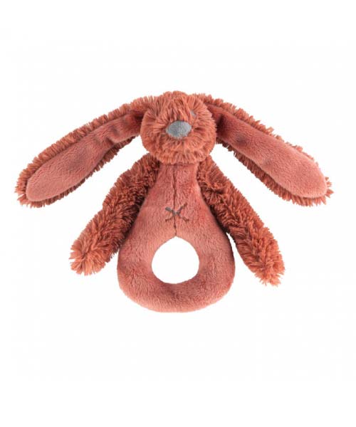 Cuddle Rusty Rabbit Richie Rattle Stuffed Toy by Happy Horse