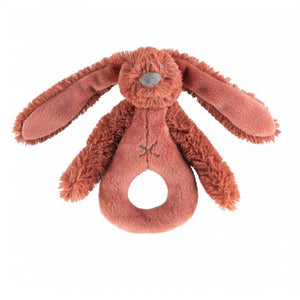 Cuddle Rusty Rabbit Richie Rattle Stuffed Toy by Happy Horse