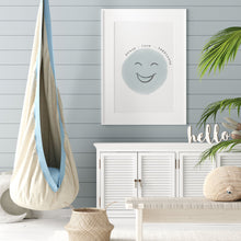 Peace : Love : Happiness | Seafoam Blue