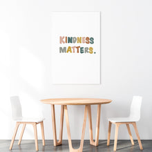 Retro Girls Kindness Matters Art Print