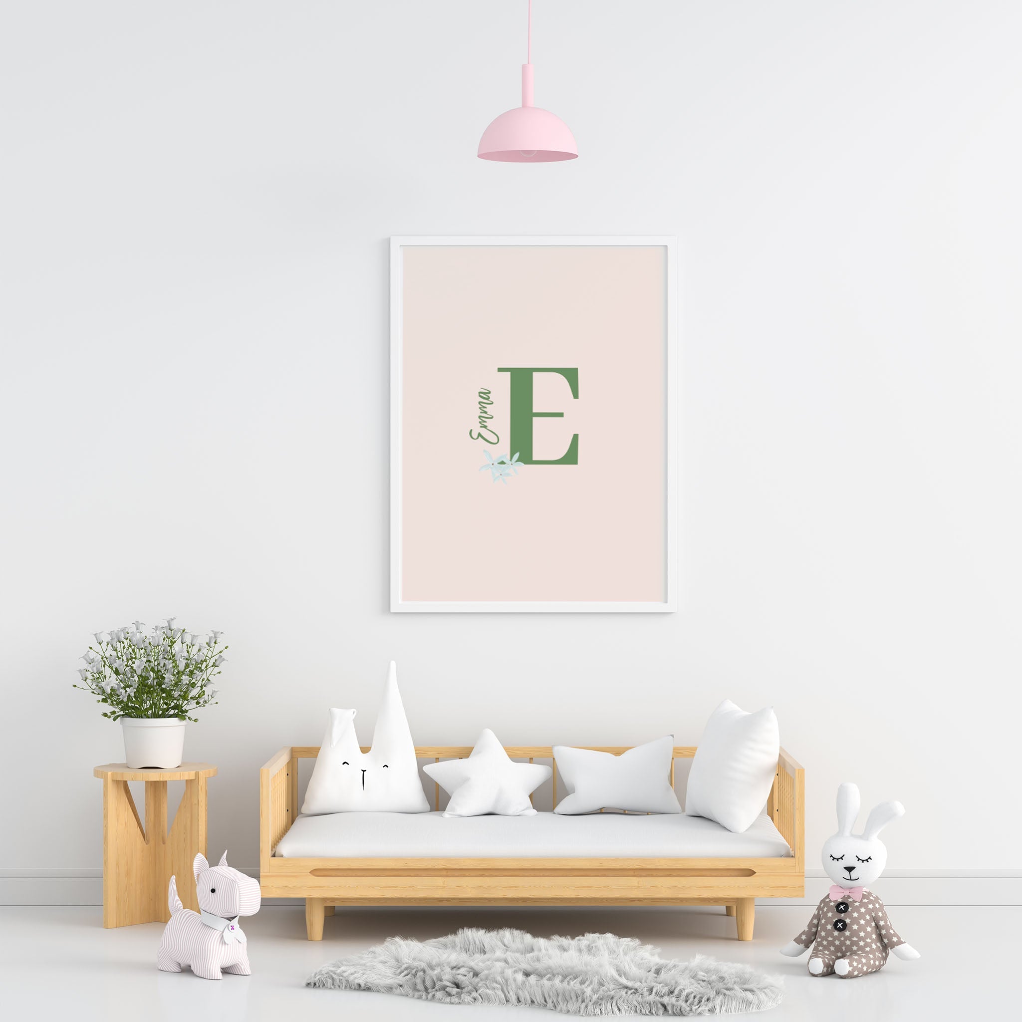 Personalized Leafy Lemons Art Prints