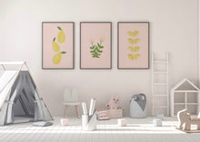 Leafy Lemon Blooms Print Bundle