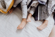 Erawan Grey Organic Cotton Knit Toddler & Big Kid Pj Set