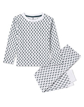 Fort Blue Organic Cotton Knit Wearable Toddler & Big Kid Pj Set