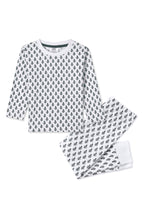 Fort Blue Organic Cotton Knit Wearable Toddler & Big Kid Pj Set