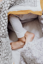Erawan Grey Organic Cotton Knit Toddler & Big Kid Pj Set
