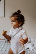 Organic Cotton Bandana Bib, Mitten, Hat Set Miami for Newborn