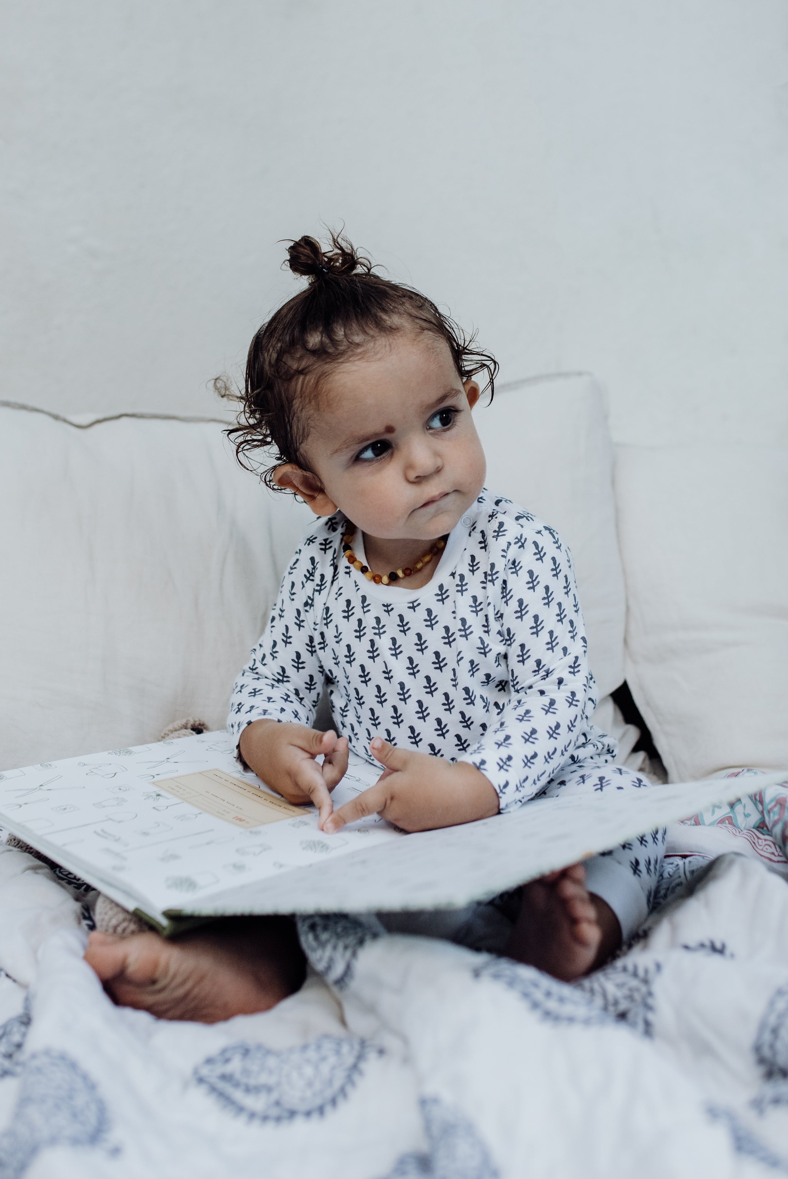 Fort Blue Organic Cotton Knit Wearable Toddler & Big Kid Pj Set