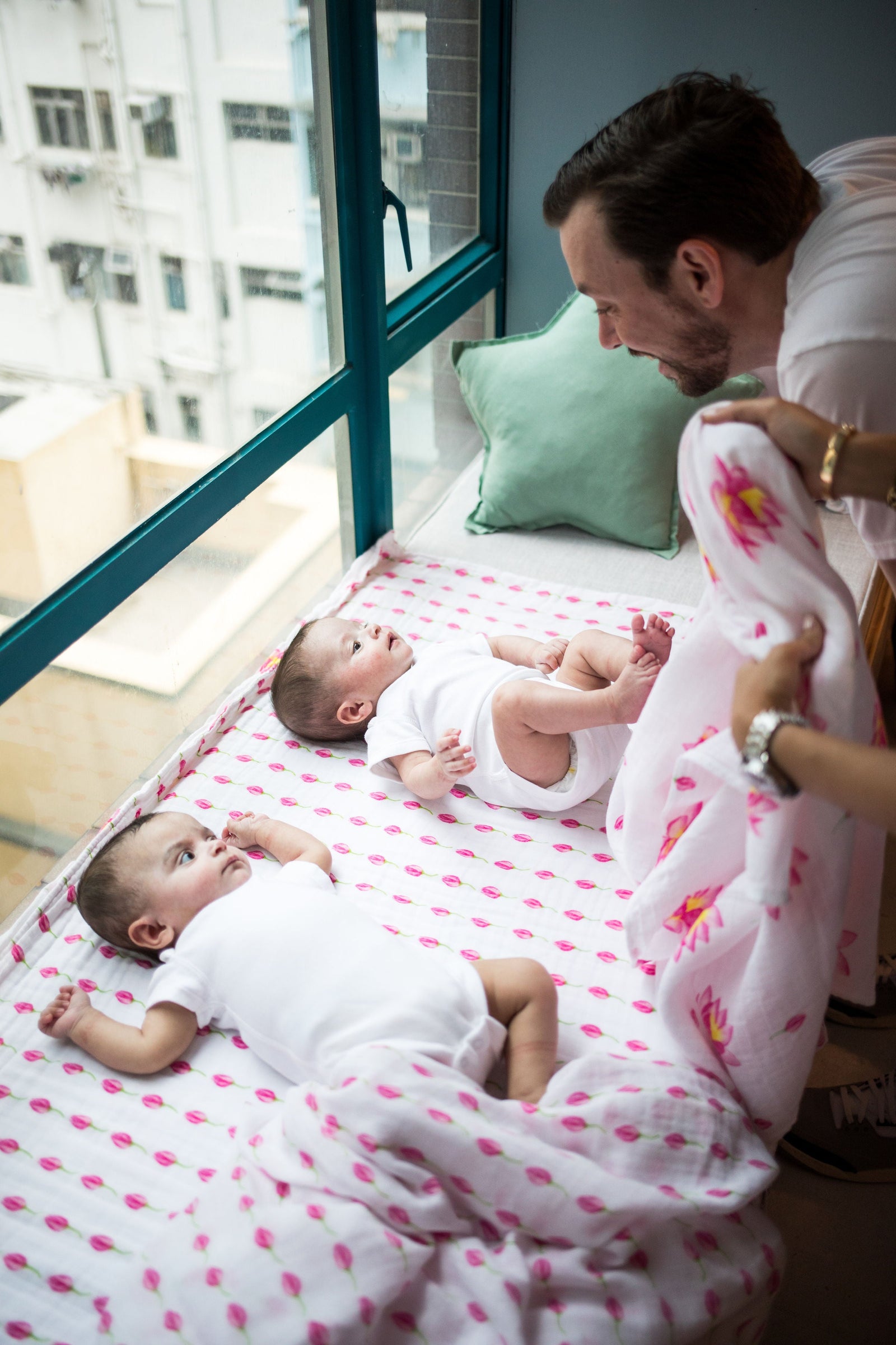 Organic Cotton Breathable Magical Lotus Baby Swaddle