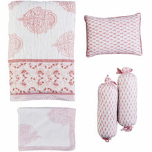 Handcrafted Muslin Bag & Baby Shower Bedding Gift Set