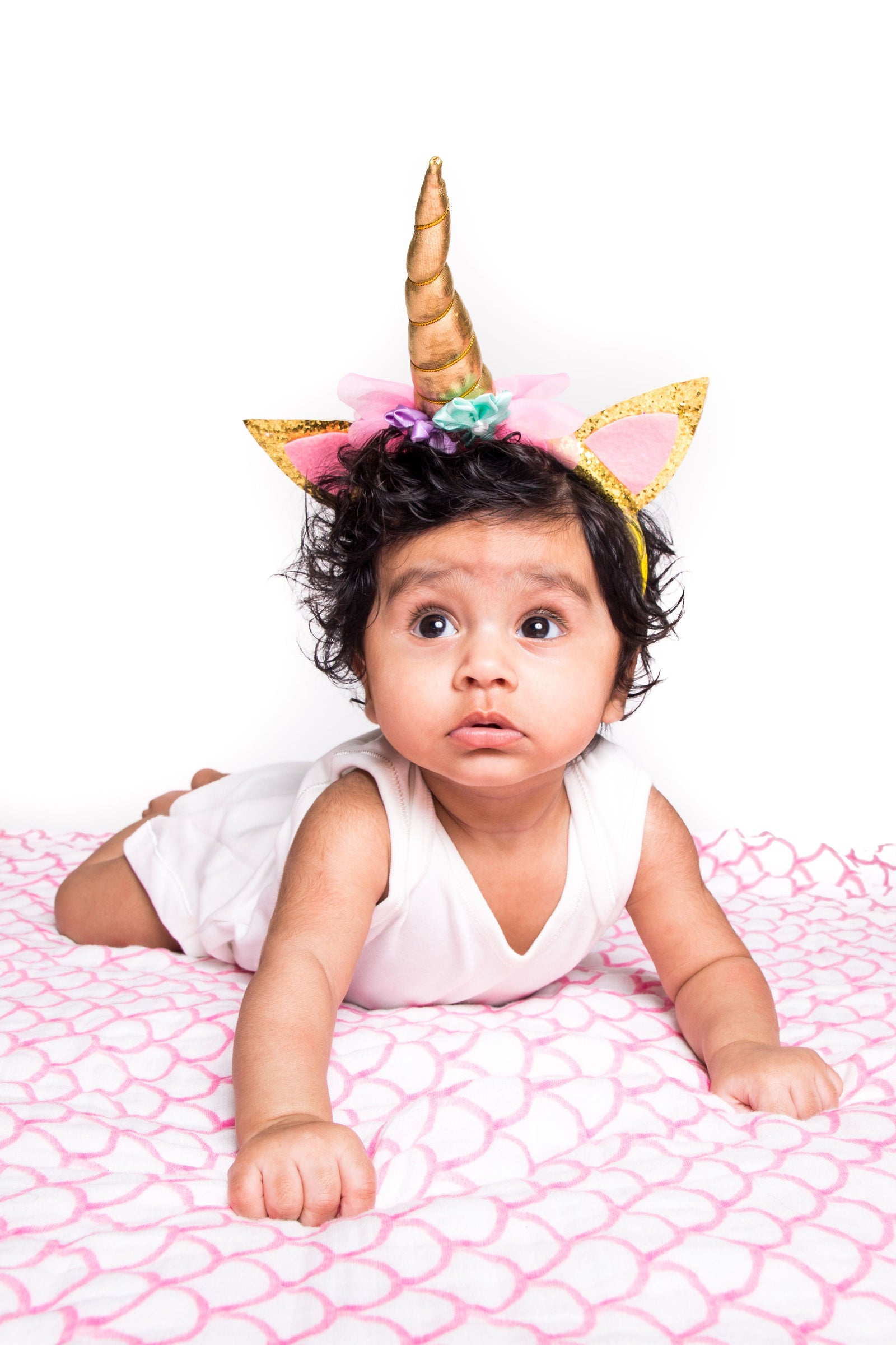 Pink Rainbow Organic Breathable Cotton Baby Swaddle