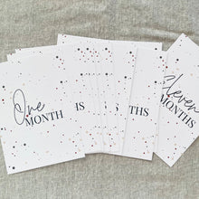 Speckled Unisex Monthly Milestone Cards