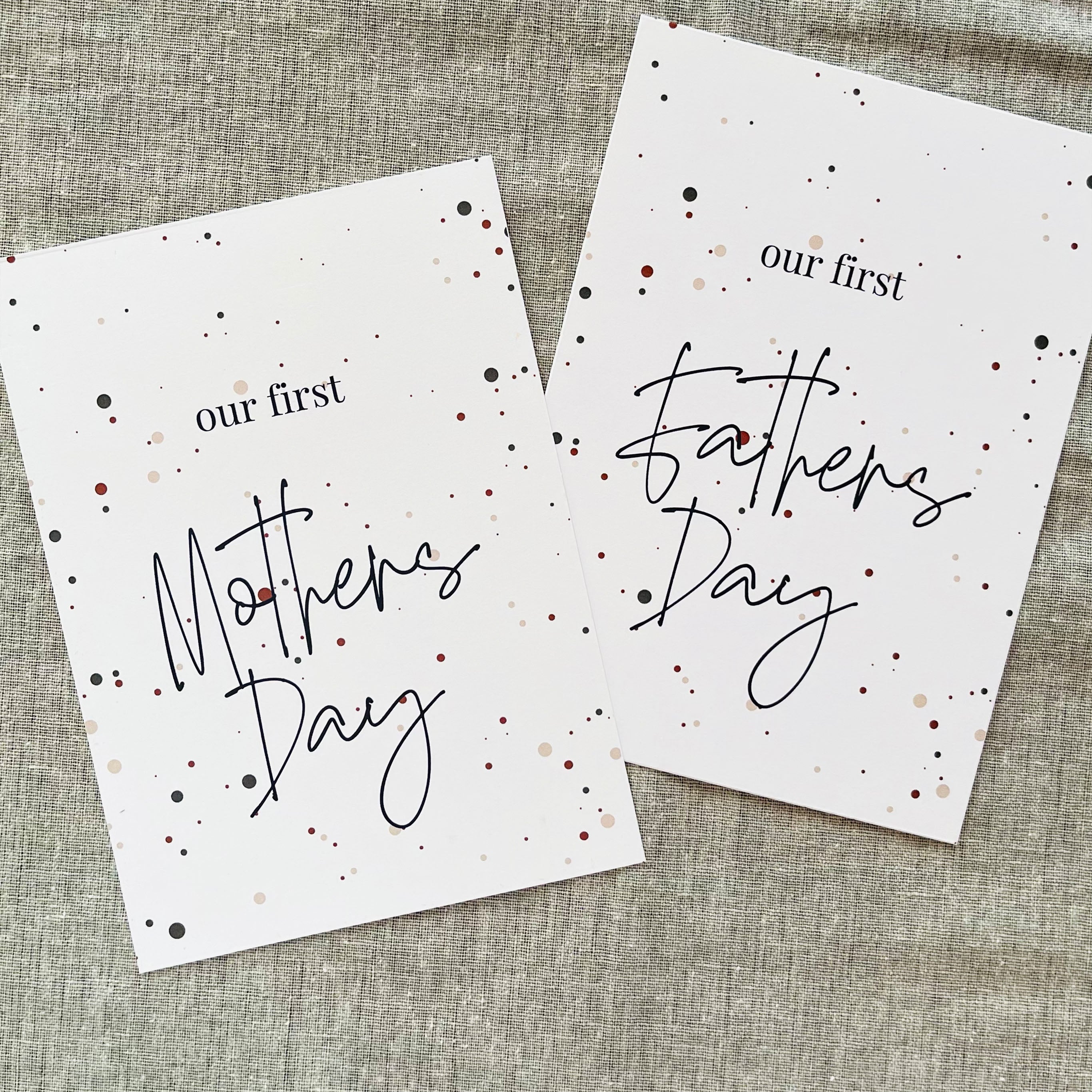 Speckled Unisex Monthly Milestone Cards