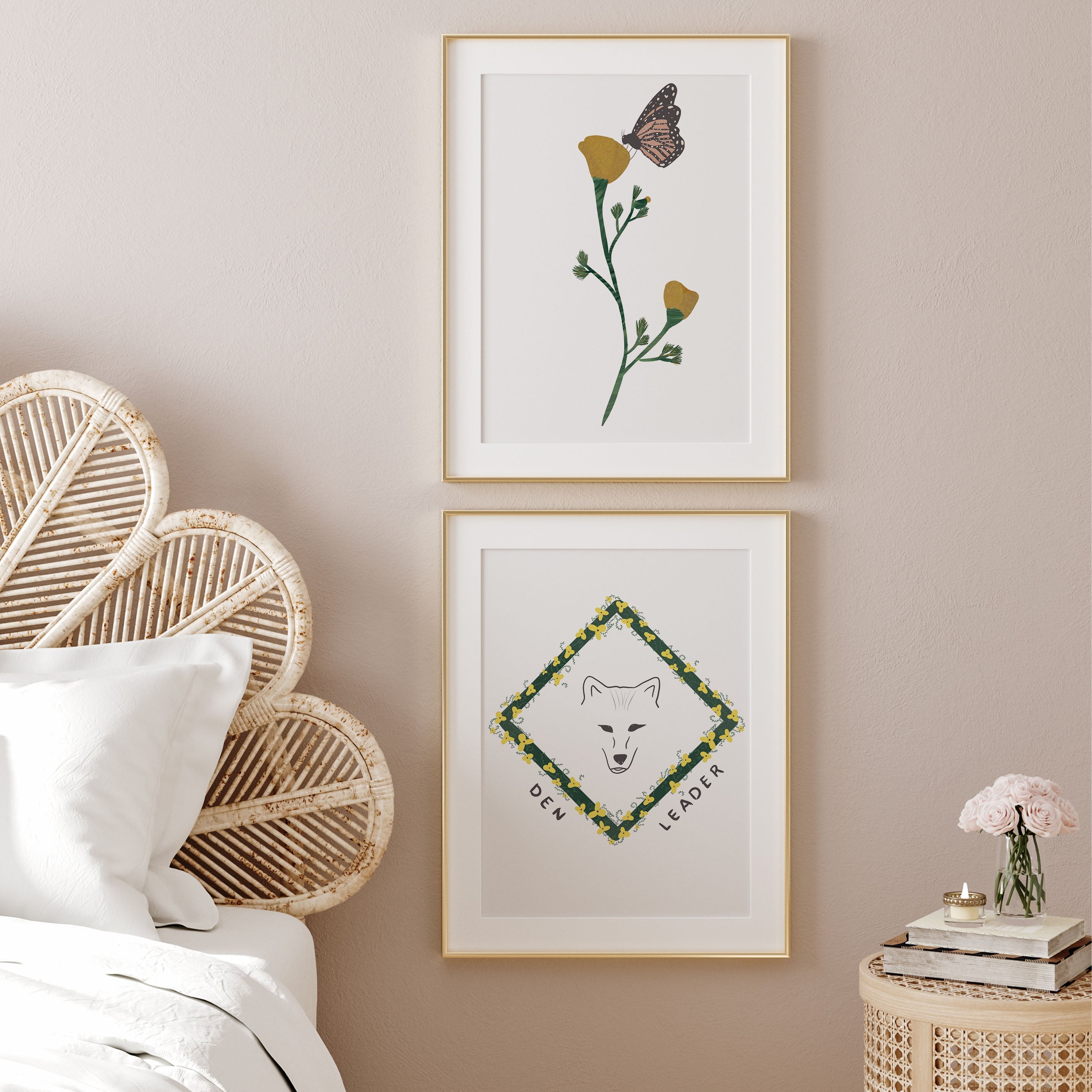 Den Leader Girl Scout Art Print